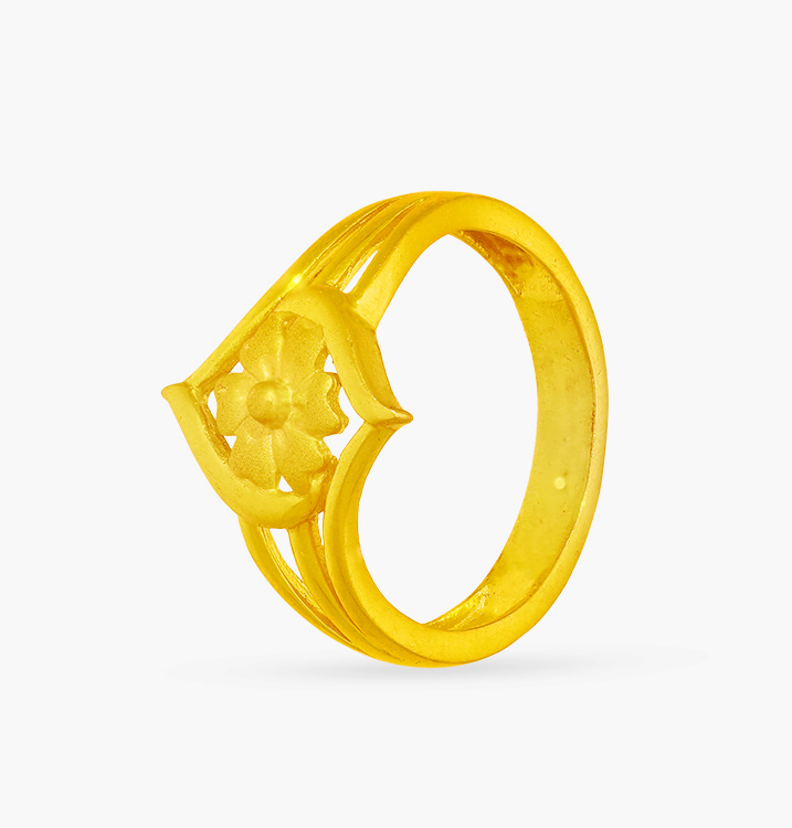 The Embracing Flower Ring